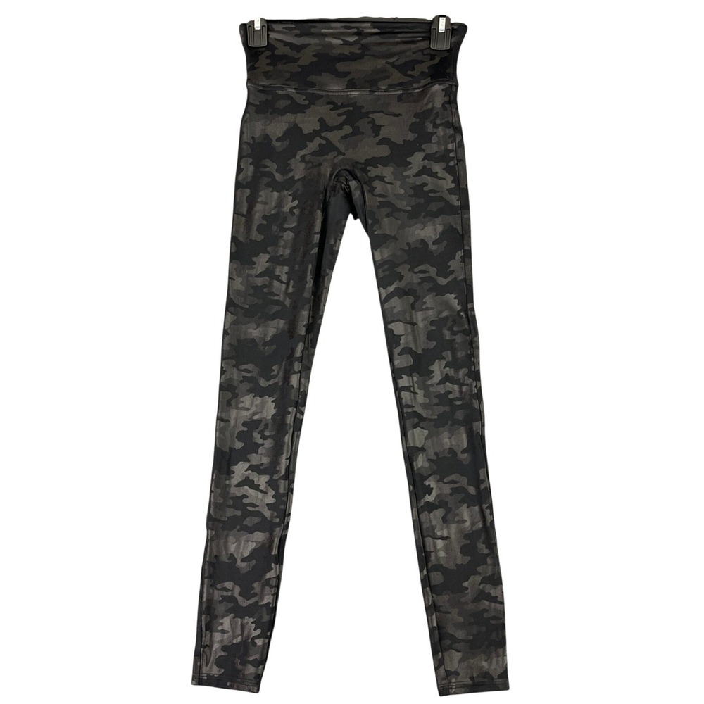Spanx High Rise Camo Leggings Women S Pull On Compression Stretch